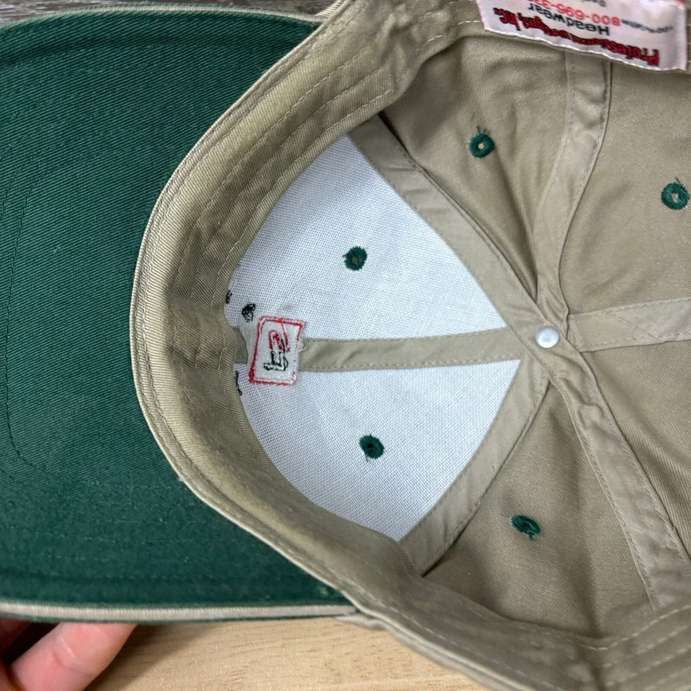 Ag Land FS‎ Hat Cap Strap Back Brown Green Seed One Size Adjustable
